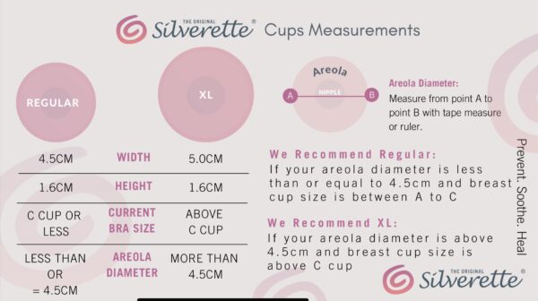 Silverette size chart