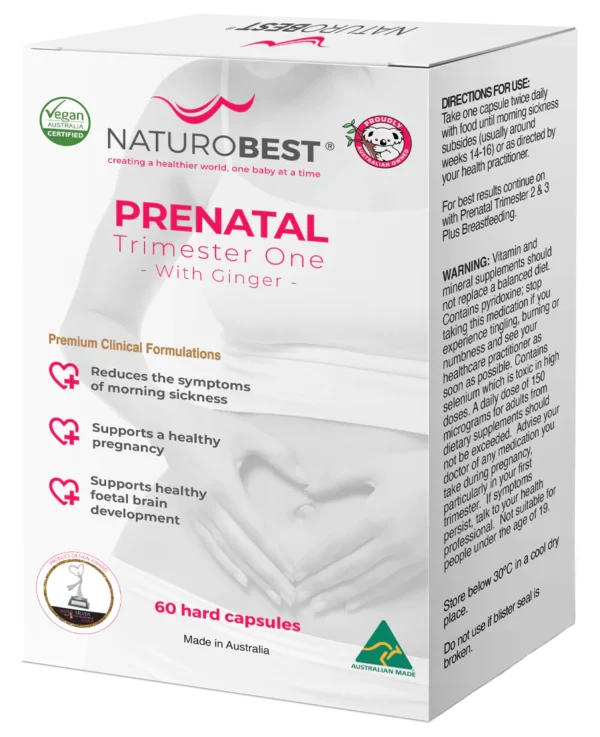 NaturoBest Prenatal Trimester One with Ginger
